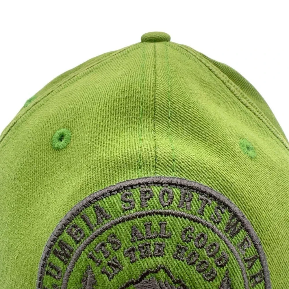 Columbia Sportswear Hat Green‎ Cap Portland USA Logo Embroidered
